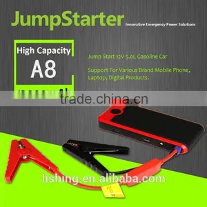 AGA A3 Plus Multi-function Jump Starter 12V Car Jump Starter Power Bank 12000mah Power Supply Mini Auto Booster thumbnail-1