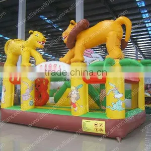 Factory Make Bouncy Castle Safari Bounce 5x3m thumbnail-2