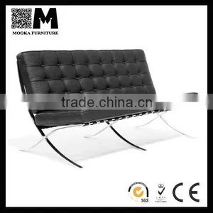 Modern Home Furniture Lounge Sofa Barcelona Ottoman Soft Sofa thumbnail-1