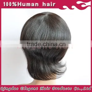 High Quality 100% Human Remy Hair PU Injection Toupee thumbnail-6