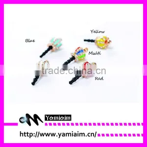 Fashion Girly Crown Shape Dust Plug for Iphone Etc thumbnail-1
