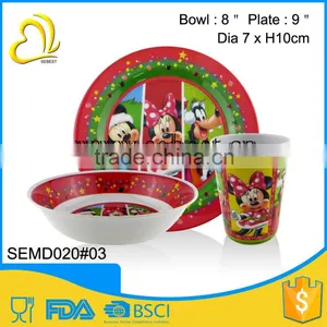 Best Selling Melamine Ware Round Shape Melamine Christmas Dinnerware thumbnail-4