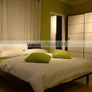 China Manufacturer Modern 3 Piece Bedroom Furniture Set - Wardrobe, Dressing Table , Bed(SZ-BFA8003) thumbnail-3