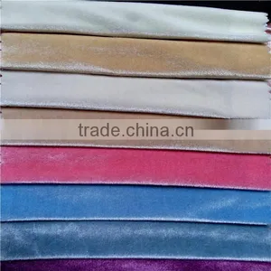 Haining Tricot Good Quanlity Polyester Italian Sofa Velvet Fabric Wholesale thumbnail-2