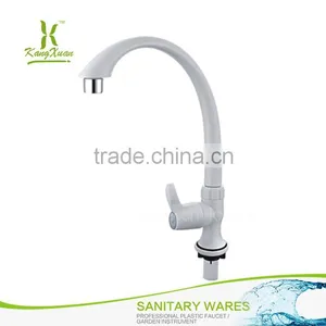 Deck Mounted Design Dual Handle Swan Bathroom Faucet thumbnail-5