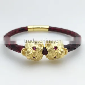 Lion Head Bangle Bracelet,stainless Steel Bangle Wholesale thumbnail-6
