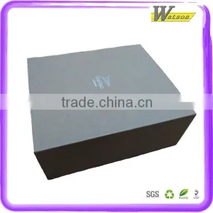Kraft Paper Hand-made Cardboard Folded Gift Box With Silver/Glod Hot Stamping thumbnail-1