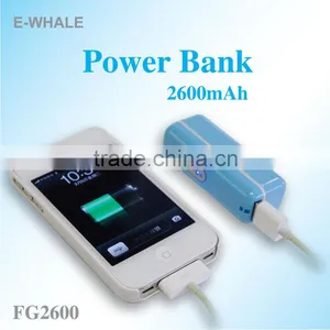 2600mah USB Universal Power Bank Battery Charger for IPAD/iPhone/Smart Mobile FG2600 thumbnail-1