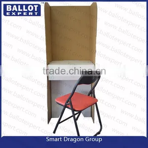 Cheap Cardboard Foldable Polling Booth for Voting thumbnail-2