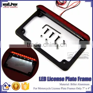 BJ-LPL294-003 Manufacture Motorcycle LED License Plate Frame Light thumbnail-1