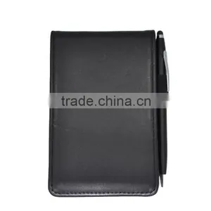 2015 Top Grade Deluxe Custom PU Leather Mini Notepad Holder thumbnail-2