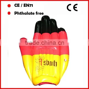 National Flag Printed Inflatable Hands for Promotional thumbnail-1