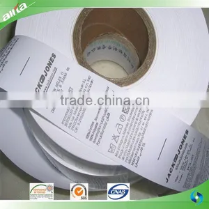 Printed Garment Wash Care Labels for T-shirts/swimwear thumbnail-3