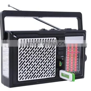 AM/FM/SW1-9 11 Band With Light Rechargeable Battery Portable Radio thumbnail-1