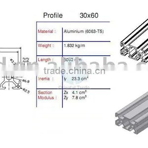 Aluminium Profiles 3060 thumbnail-1