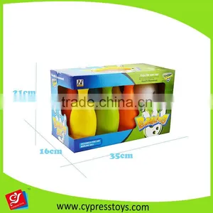 Plastic 6 Inch Bowling Ball Toy Set for Kids thumbnail-6