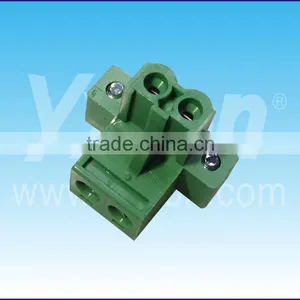 Two Poles Green Color Wire to Board Connector Terminal Block thumbnail-1