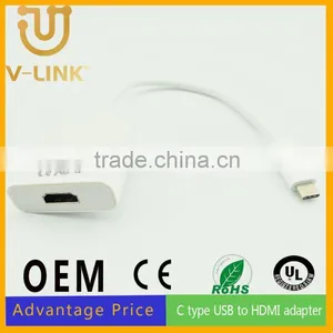 Manufacture Price Male to Female c Type Usb to Hdmi Cable for Camera thumbnail-1