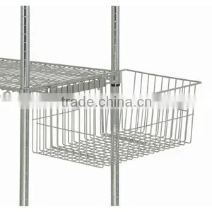 Small Metal Baskets for Hospital/Chrome Wire Baskets/Wall Pannel Baskets thumbnail-4