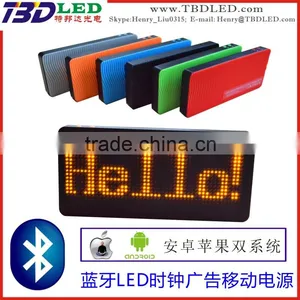 Power Bank LED Display Music Light Power Bank,power Bank With Bluetooth/Dual USB Power Bank,power Bank 10000mAh, thumbnail-3