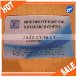 Guangzhou Nice Plastic Transparent Business Cards thumbnail-1