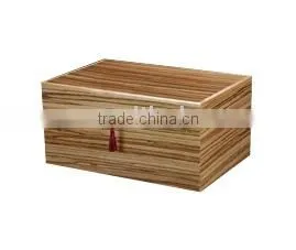 Zebra Large Wooden Humidor and Cigar Box thumbnail-1