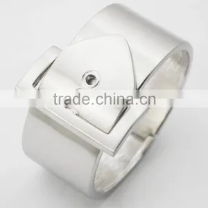 Personalised Men's Wide Punk Bracelet Alloy Belt Bangle Bracelet Wholesale thumbnail-2