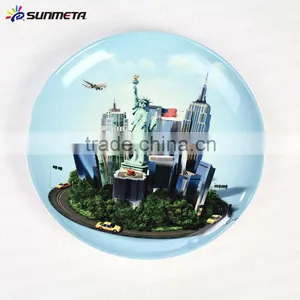 Sublimation Blank Ceramic Plate For Heat Transfer Printing thumbnail-1