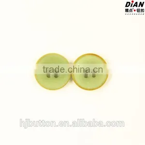 2016 DIAN Garment Button Type Corozo Button Fire-polishing Green Color thumbnail-1