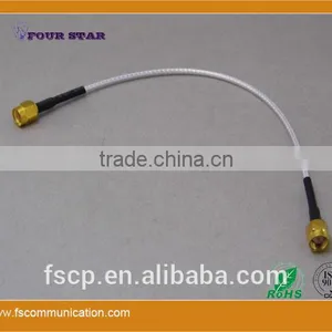 RG316 Cable Assembly With SMA Male Crimp Connectors On Both Ends thumbnail-4