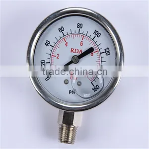 New Design Durable Light Weight Easy To Read Clear Led Double Needle Pressure Gauges thumbnail-1