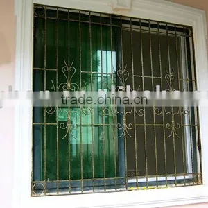 Top-selling Modern Style of Wrought Iron Window Grills thumbnail-1