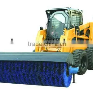 48in, 68in, 72in, 84in Angle Broom Attachments for Tracked Skid Steer Loader thumbnail-3