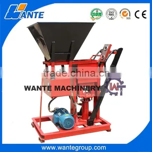 WANTE BRAND Fast Selling Industrial WT1-25 Clay Interlocking Brick Making Machine in South Africa thumbnail-1