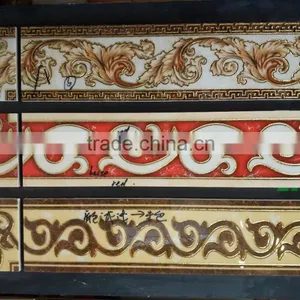 Morocco Popular Golden Skirting Ceramic Lines 150x600mm thumbnail-1