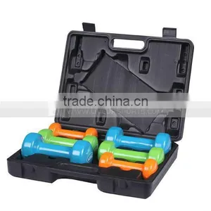 VINYL/NEOPRENE DUMBBELL SET,12KG,colorful Dumbbell Set thumbnail-1