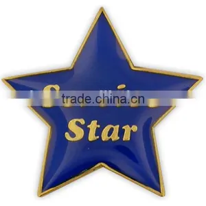 Hottest Sell Design Your Own Badge Newly Designing & Hot Selling Star BlueLapel Pin thumbnail-1