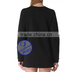 Custom 100% Cotton Maternity's Pullover Hoodies & Sweatshirts With Side Zipper thumbnail-5