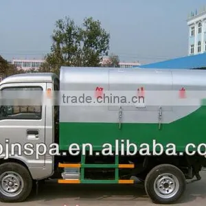 HOT-SALE Sealed Dump Small Garbage Truck for Sale thumbnail-1