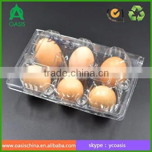 6 8 10 Caves Clear Xplastic Egg Tray Box thumbnail-1