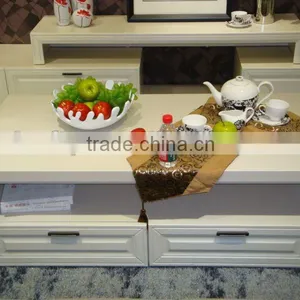 Beautiful White Front Coffee Table thumbnail-1