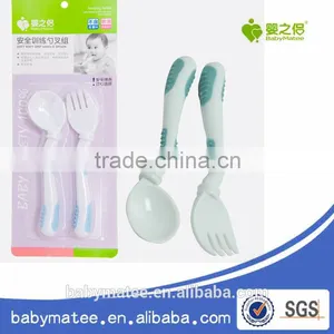 Babymatee HITproduct Plastic Fork Knife Spoon Fork Cup Plate Factory Price for Export Made in China thumbnail-5