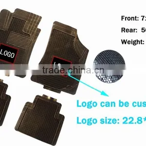 4-piece All Weather High Elasticity Trimmable Heavy Duty PVC Car Mat thumbnail-2
