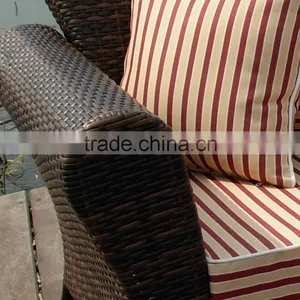 High Quality Rattan Sofa Set With 15cm Thickness Cusion High Quality Fabric thumbnail-4