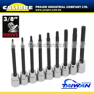 CALIBRE TxP10-50 9pc 3/8"Dr Long Star Plus Bit Set thumbnail-1