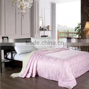 High Quality Handmade Chinese 100% Silk Bedding Quilt thumbnail-2