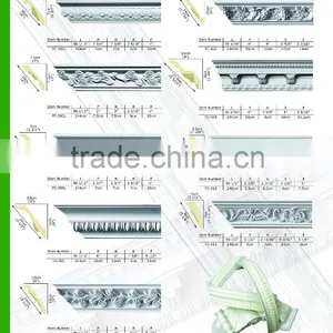 2016 Polystyrene High Quality Beautiful PU Decorative Corbel Eps Cornice Moulding thumbnail-2