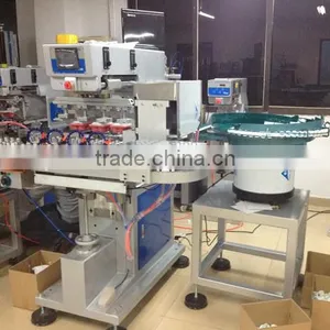 Four Color Vertical Pad Printing Machine for Plastic Lid With China Manufacturer thumbnail-4