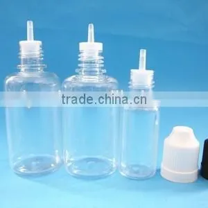 Plastic Clear PET E-liquid Oil Dropper Bottle,smoke Oil Dropper Bottle With Childproof Cap thumbnail-2