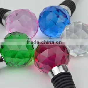 Wholesale Ball Shaped Crystal Wine Stoppers for Party Decoration thumbnail-4